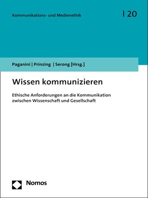 cover image of Wissen kommunizieren